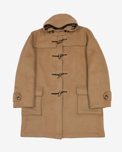 Burberrys' Beige Wool Duffel Coat - XL / XXL