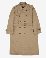 Burberrys' Beige Trench Coat Mac - L / XL