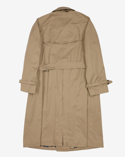 Burberrys' Beige Trench Coat Mac - L / XL