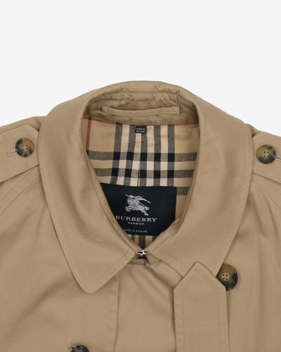 Burberrys' Beige Trench Coat Mac - L / XL