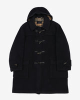 Burberry London Navy Wool Duffel Coat - XXXL