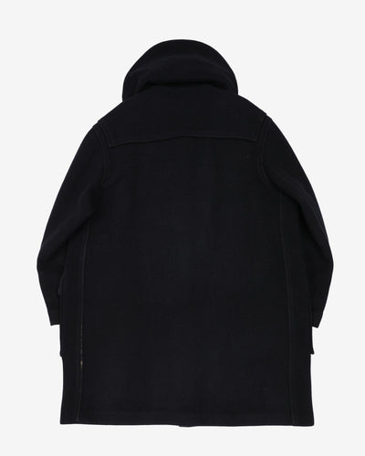 Burberry London Navy Wool Duffel Coat - XXXL