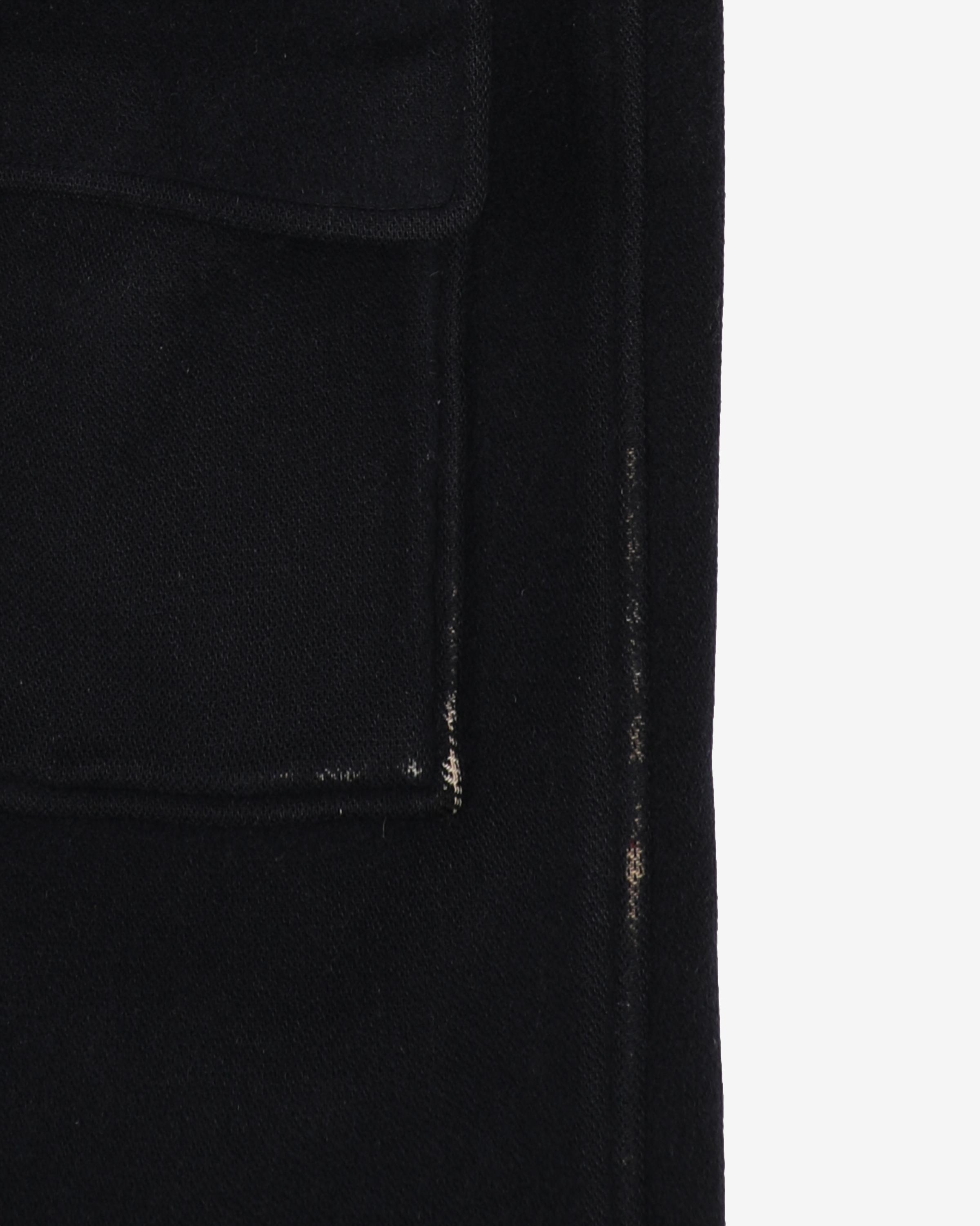 Burberry London Navy Wool Duffel Coat - XXXL
