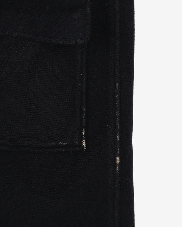 Burberry London Navy Wool Duffel Coat - XXXL