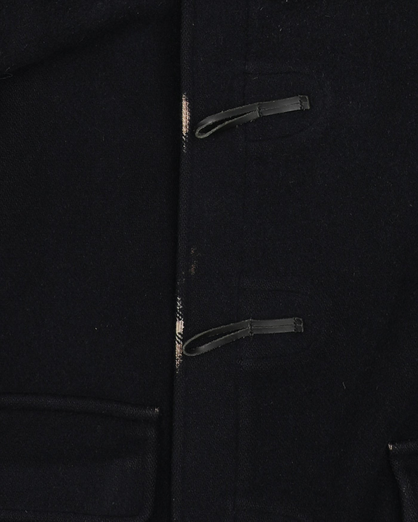 Burberry London Navy Wool Duffel Coat - XXXL