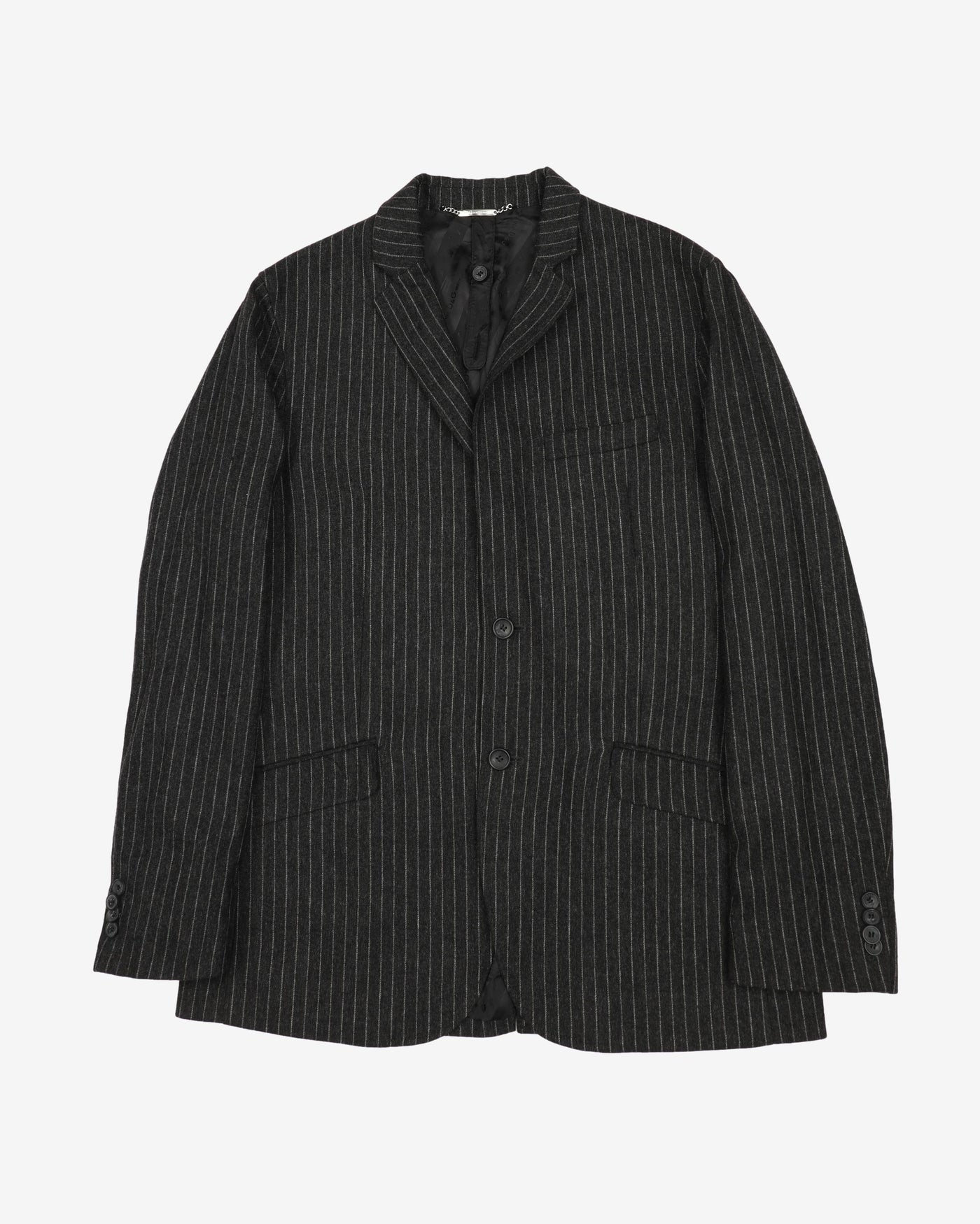 Dolce & Gabbana Grey Pinstriped Jacket - S