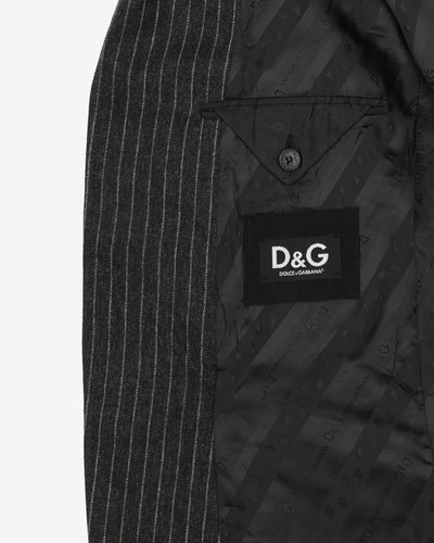 Dolce & Gabbana Grey Pinstriped Jacket - S