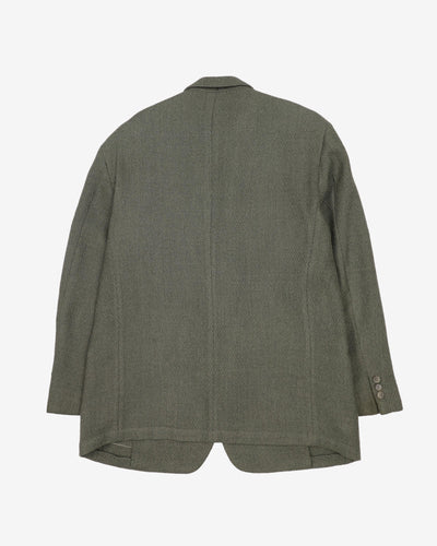 Georgio Armani Green Blazer Jacket - XL