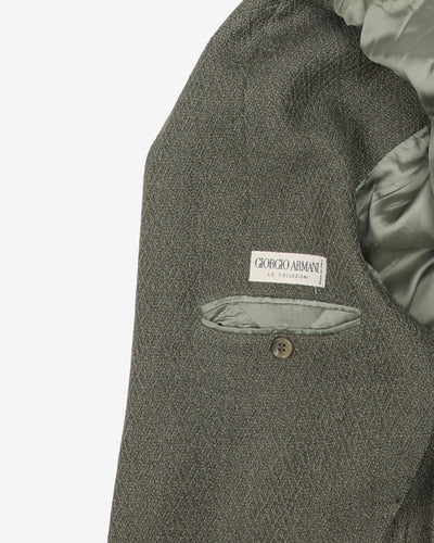 Georgio Armani Green Blazer Jacket - XL