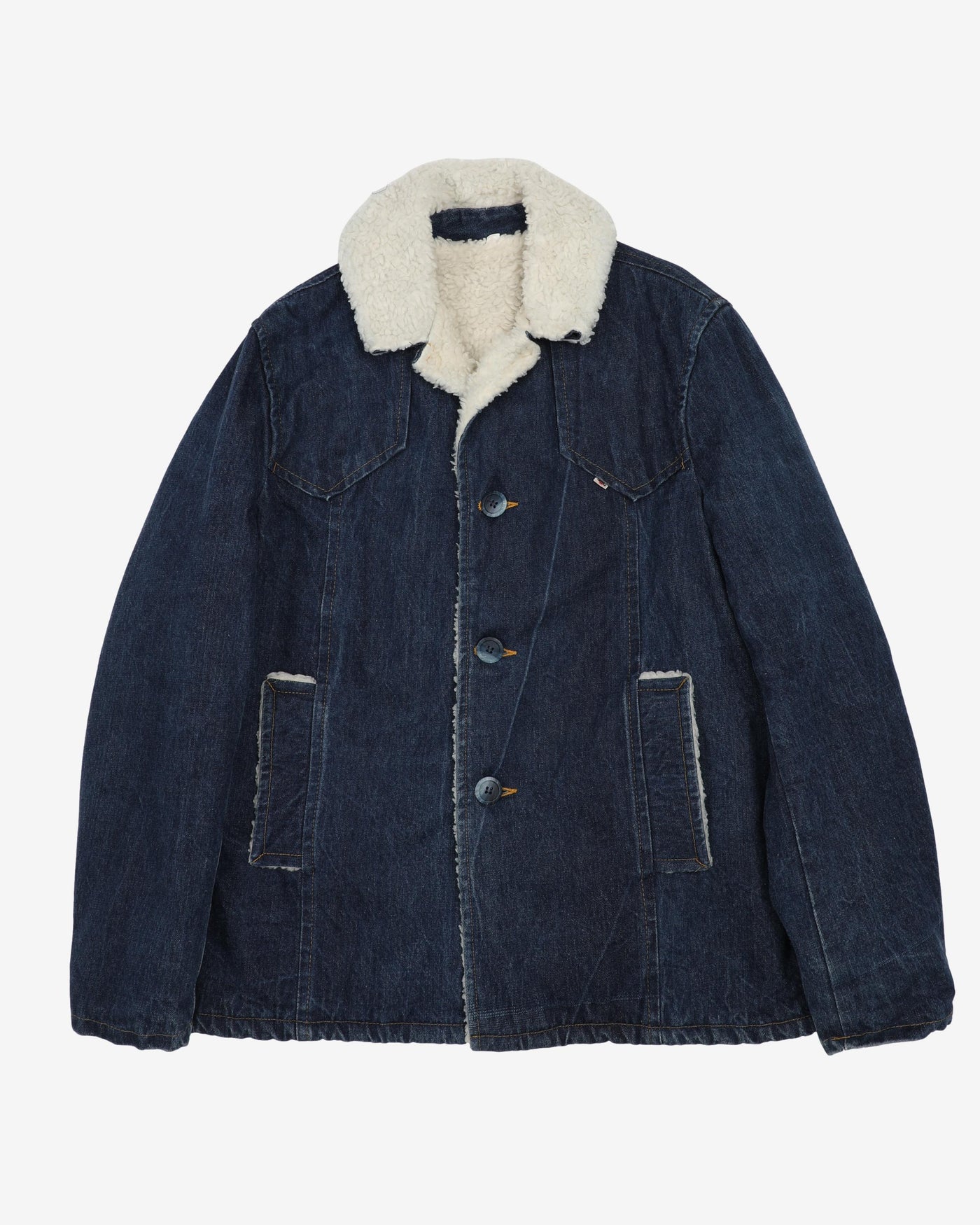 Vintage GWG Denim With Sherpa Lining Jacket - S