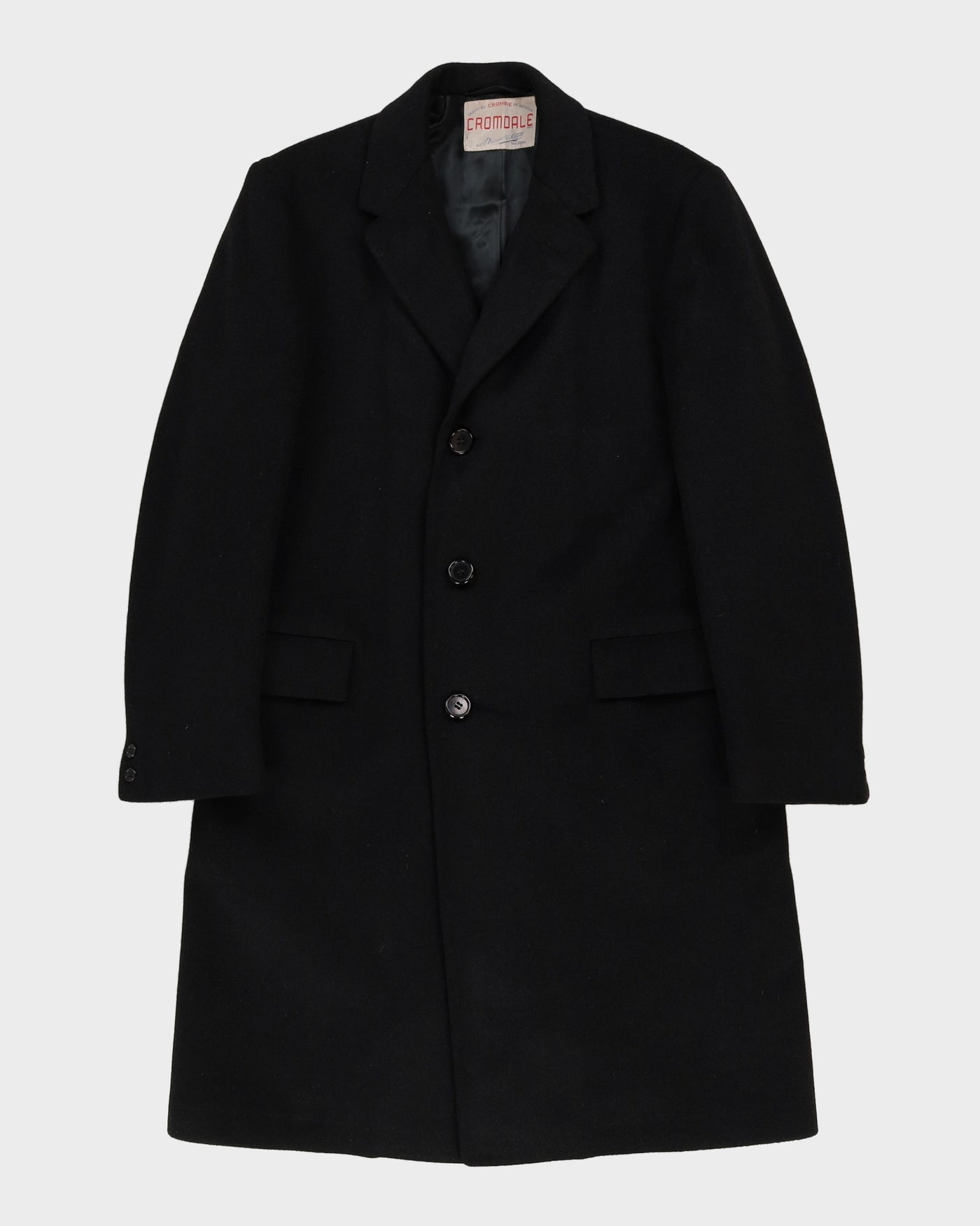 Crombie For Simpson's Wool Overcoat - M / L