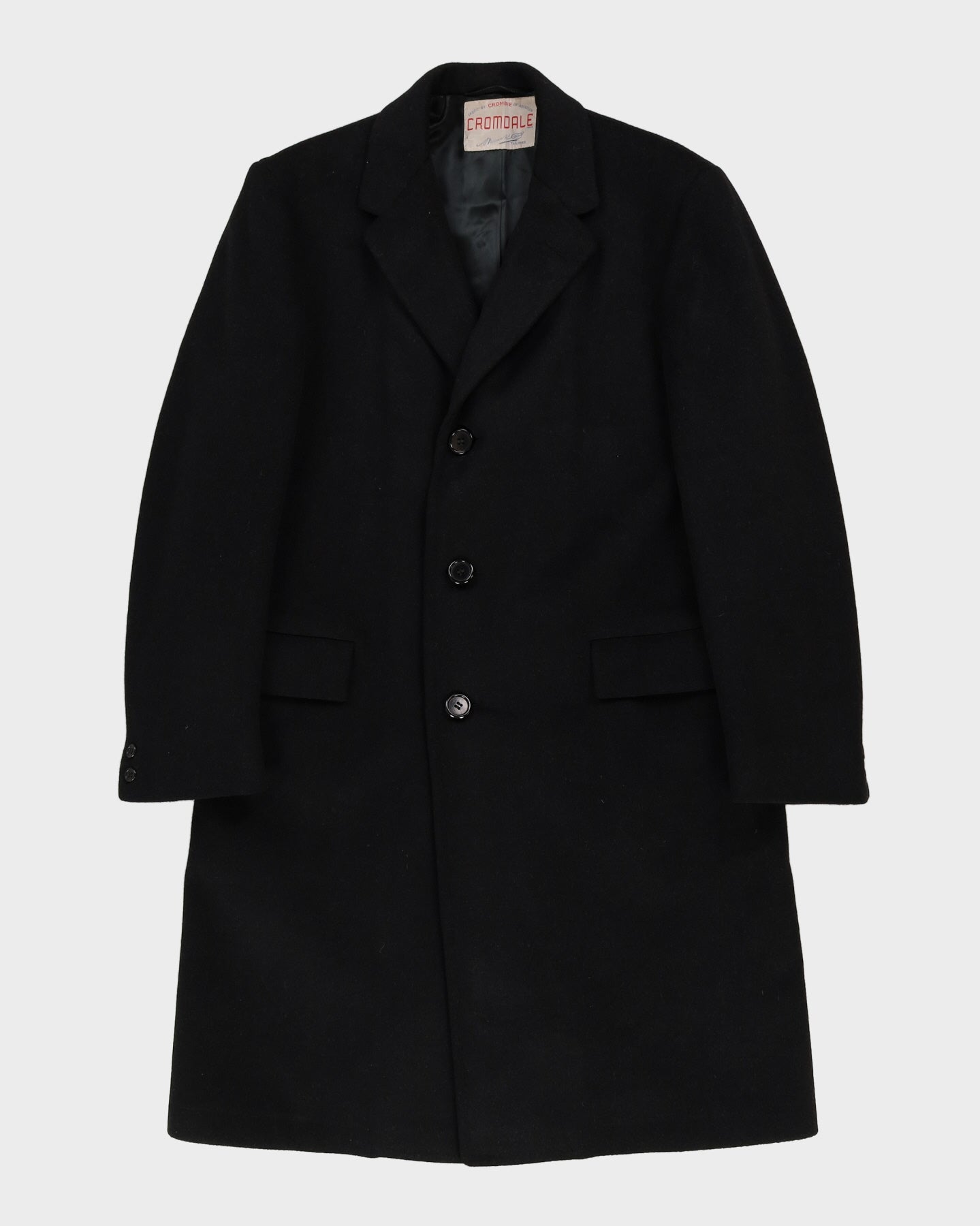 Crombie For Simpson's Wool Overcoat - M / L