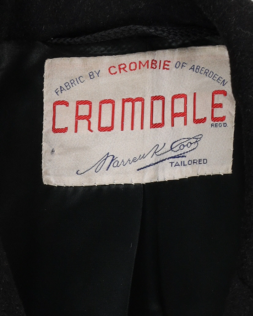 Crombie For Simpson's Wool Overcoat - M / L