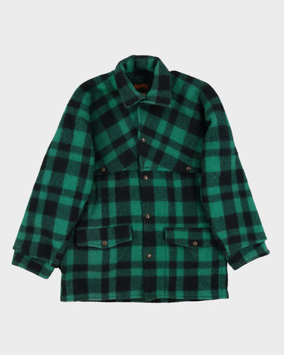 Vintage Pioneer Workwear Wool Checked Jacket - S / M