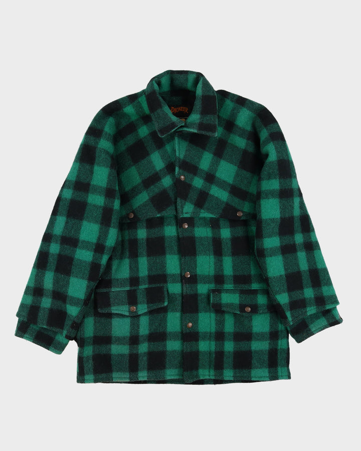 Vintage Pioneer Workwear Wool Checked Jacket - S / M