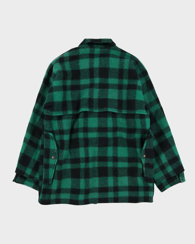 Vintage Pioneer Workwear Wool Checked Jacket - S / M