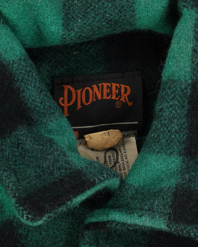 Vintage Pioneer Workwear Wool Checked Jacket - S / M