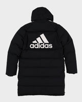 Adidas 160 Black Long Puffer Jacket - M