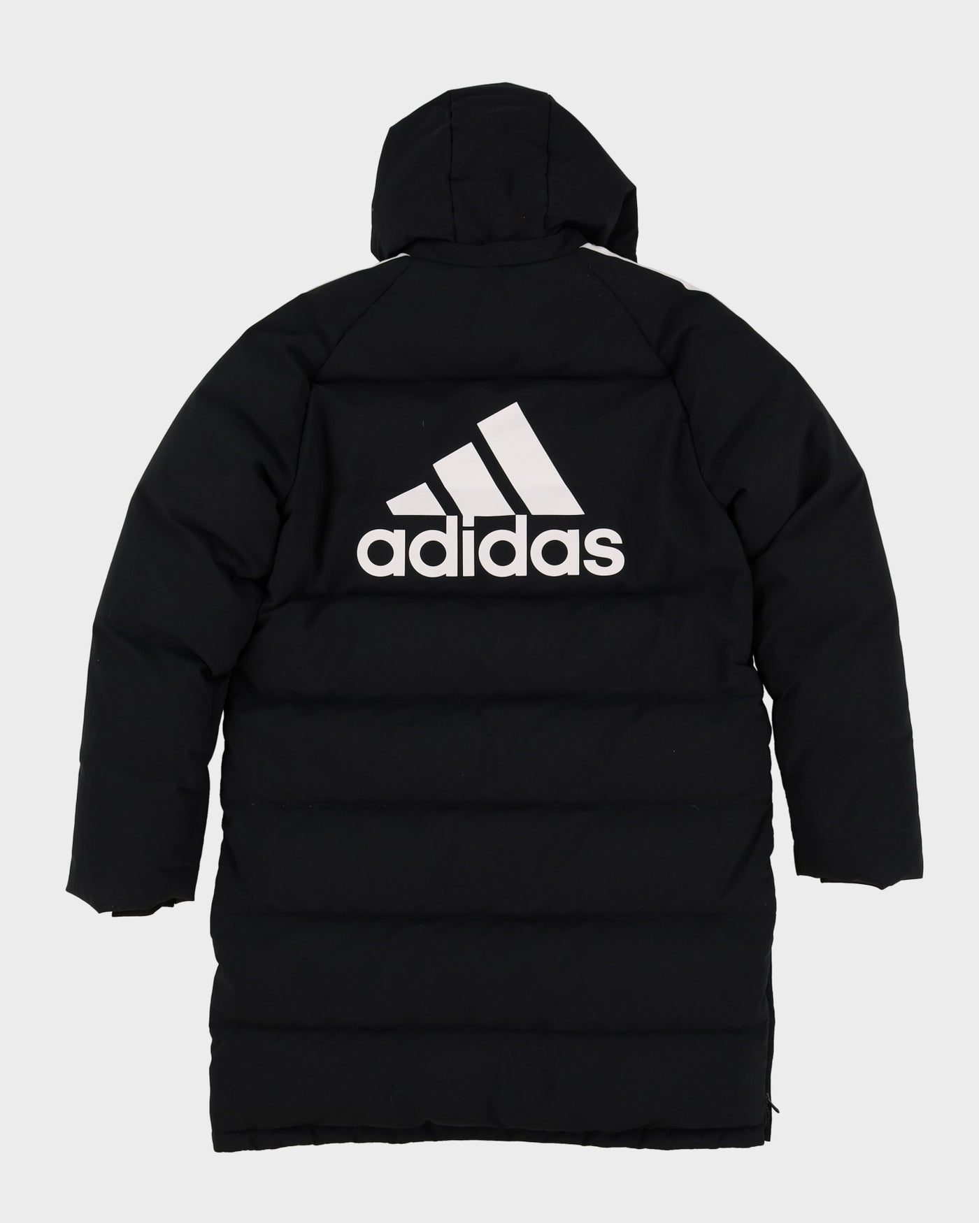 Adidas 160 Black Long Puffer Jacket - M