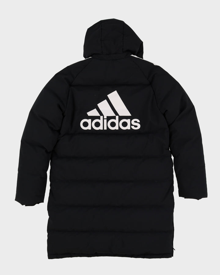 Adidas 160 Black Long Puffer Jacket - M