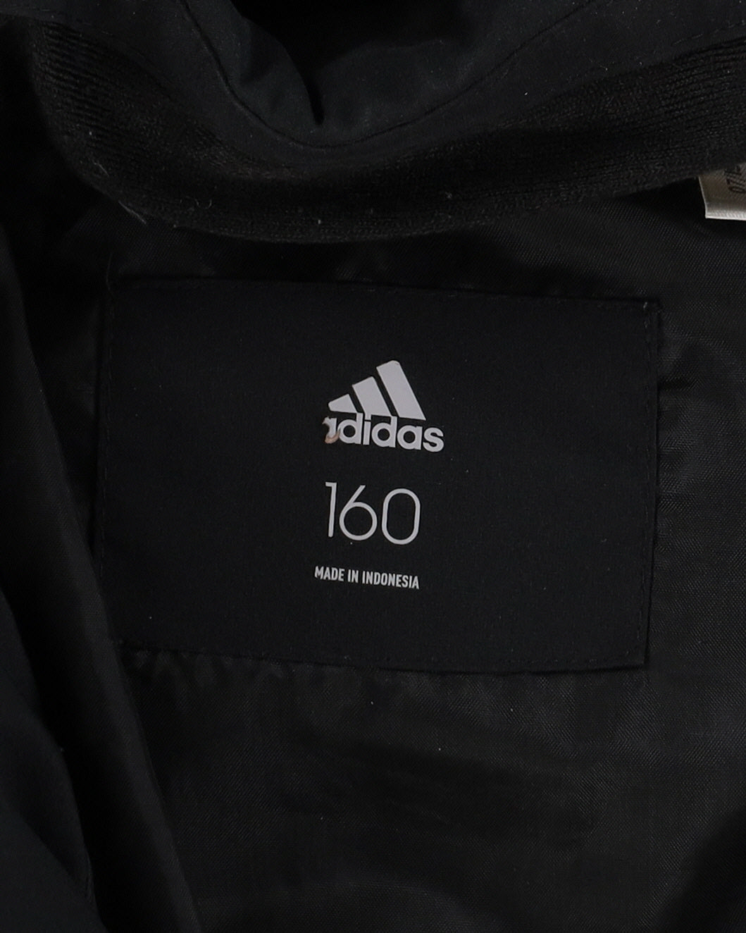 Adidas 160 Black Long Puffer Jacket - M