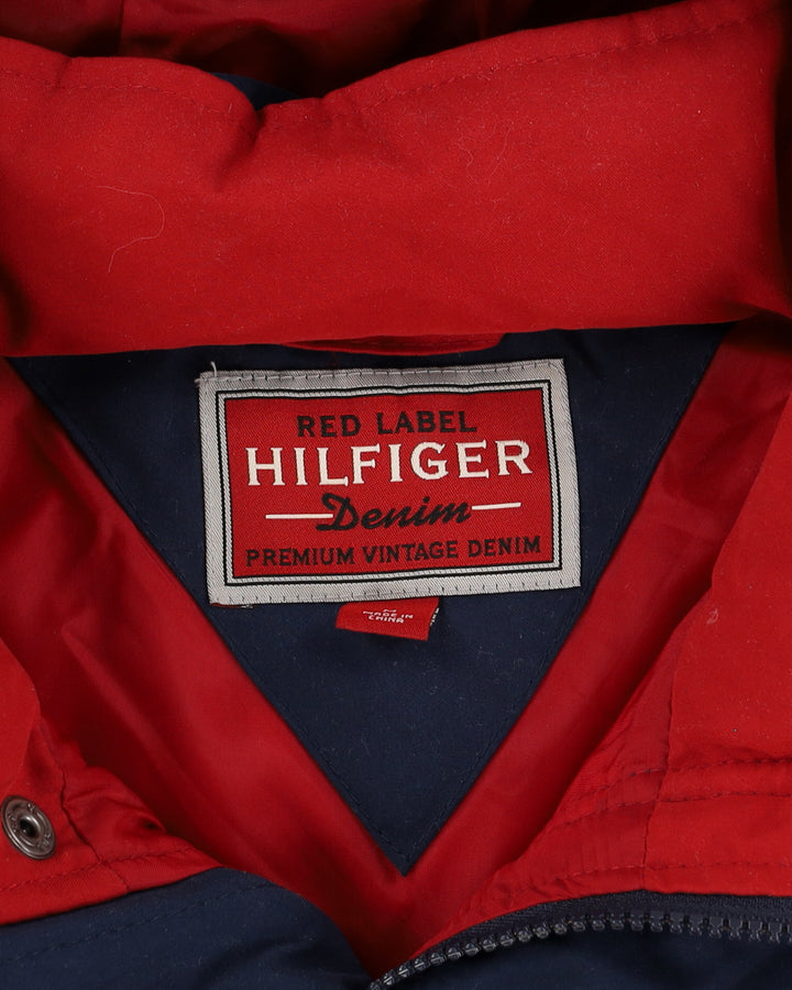 Tommy Hilfiger Red Label Navy Hooded Puffer Jacket - M