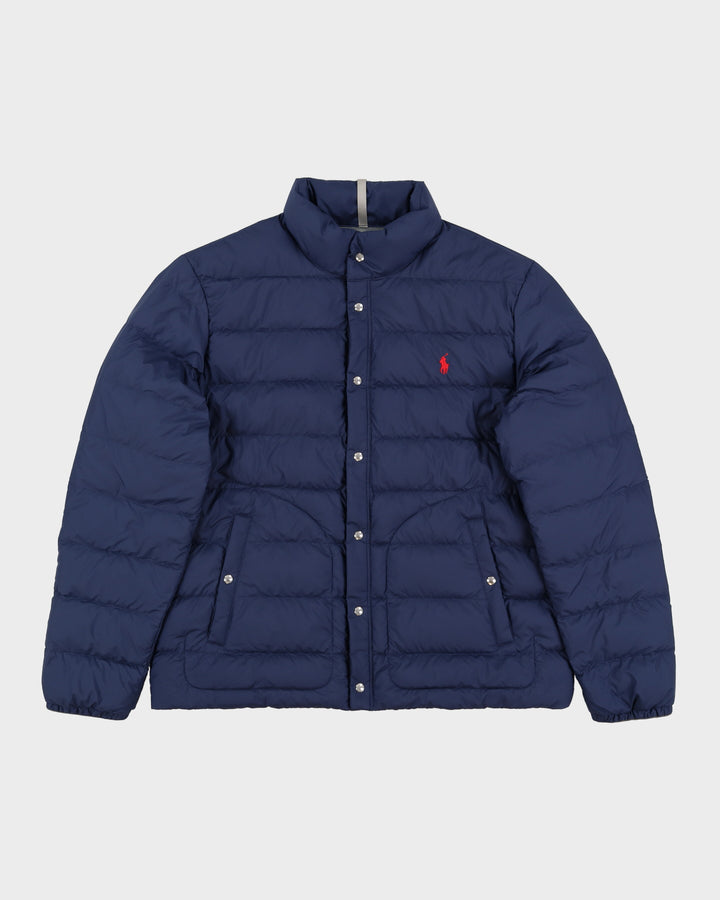 Ralph Lauren Navy Thin Puffer Jacket - XL