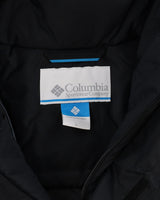 Columbia Black / Grey Two Tone Hooded Ski Jacket - L