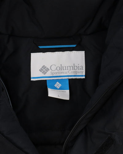 Columbia Black / Grey Two Tone Hooded Ski Jacket - L