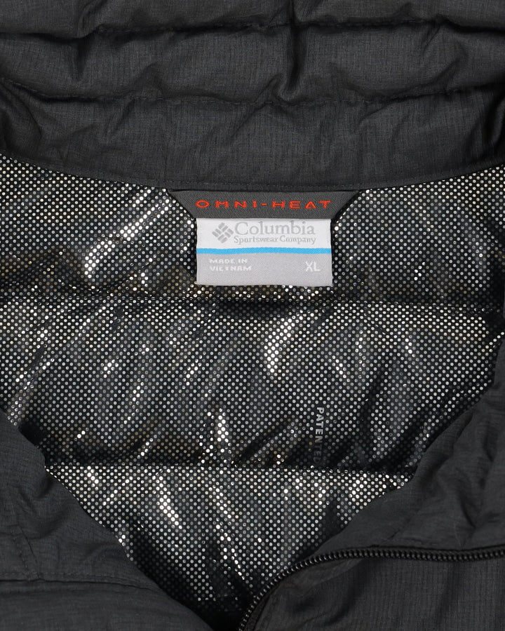 Columbia Turbodown Dark Grey Puffer Jacket - XL