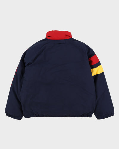 Vintage 90s Nautica Navy / Yellow Reversible Puffer Jacket - XL
