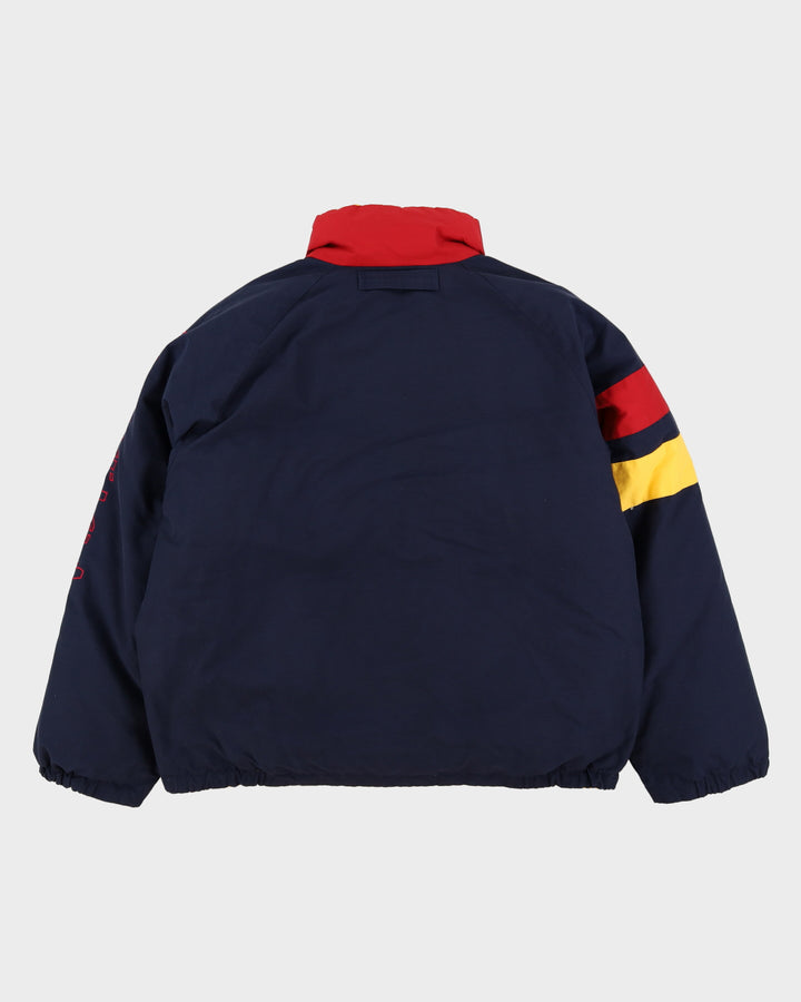 Vintage 90s Nautica Navy / Yellow Reversible Puffer Jacket - XL