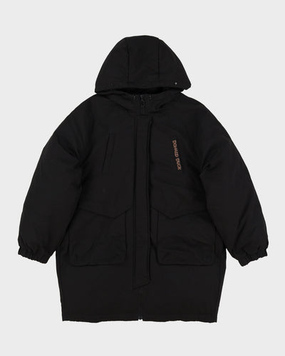 Donald Duck Peacebird X Disney Black Puffer Jacket - L