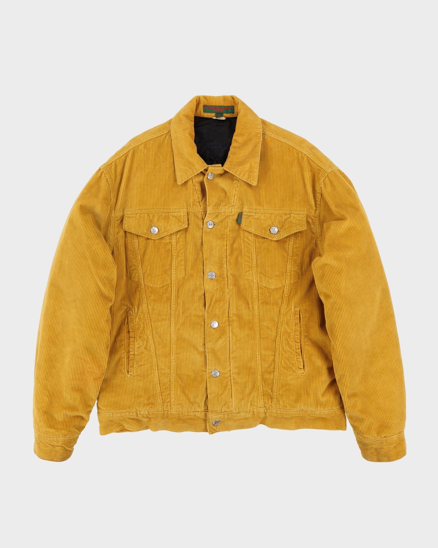 Katherine Hamnett Mustard Yellow Cord Jacket - L