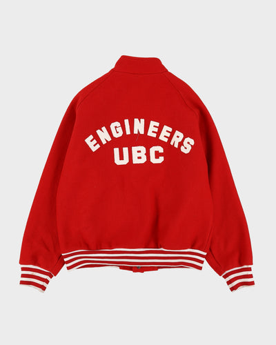 Pacific Age Red Baseball / Varsity Jacket - M