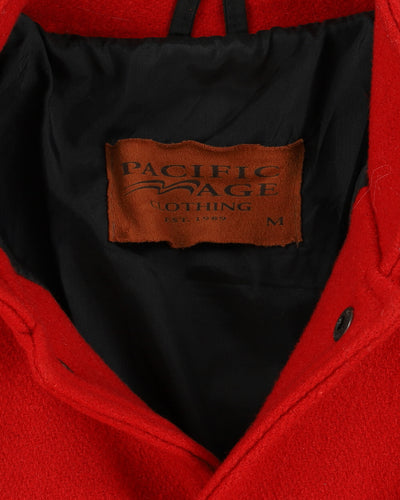 Pacific Age Red Baseball / Varsity Jacket - M