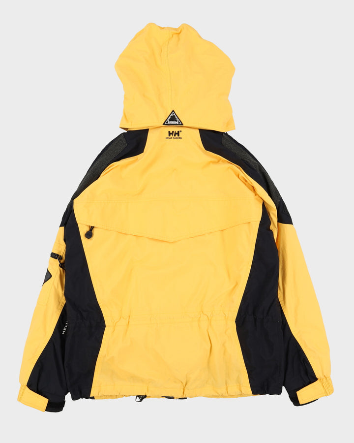 Vintage Helly Hansen Yellow / Black Sailing / Ski Jacket - M