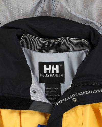 Vintage Helly Hansen Yellow / Black Sailing / Ski Jacket - M