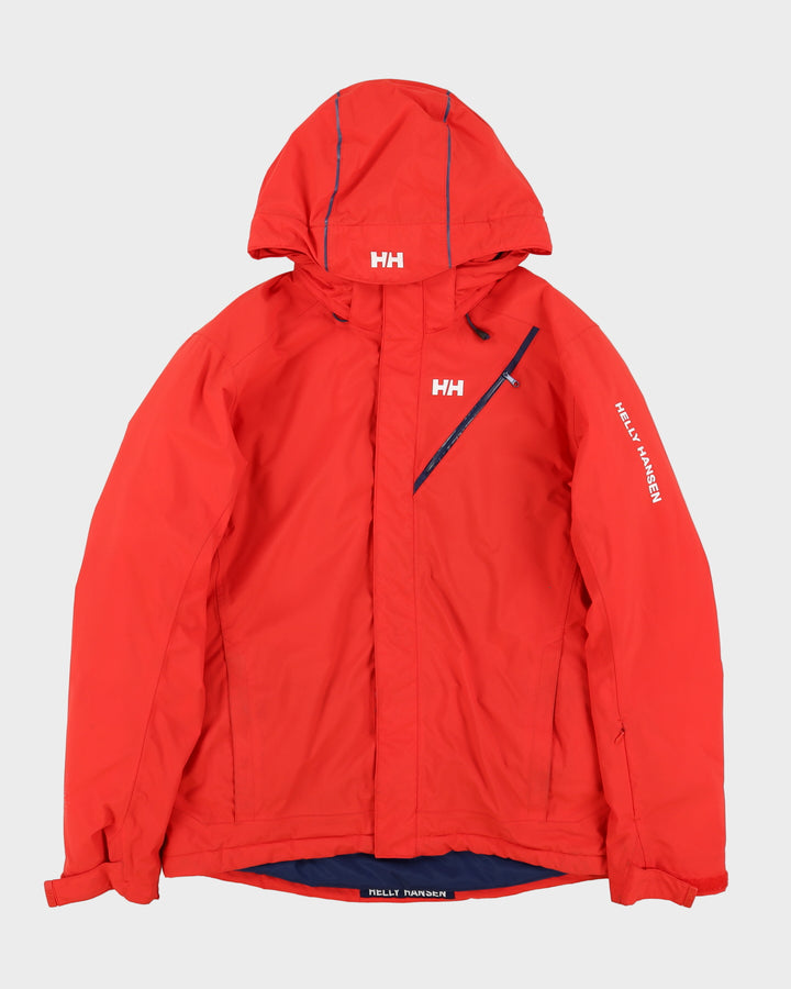 Helly Hansen Red Hooded Ski Jacket - L