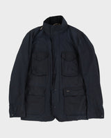 Barbour Navy Wax Jacket - L
