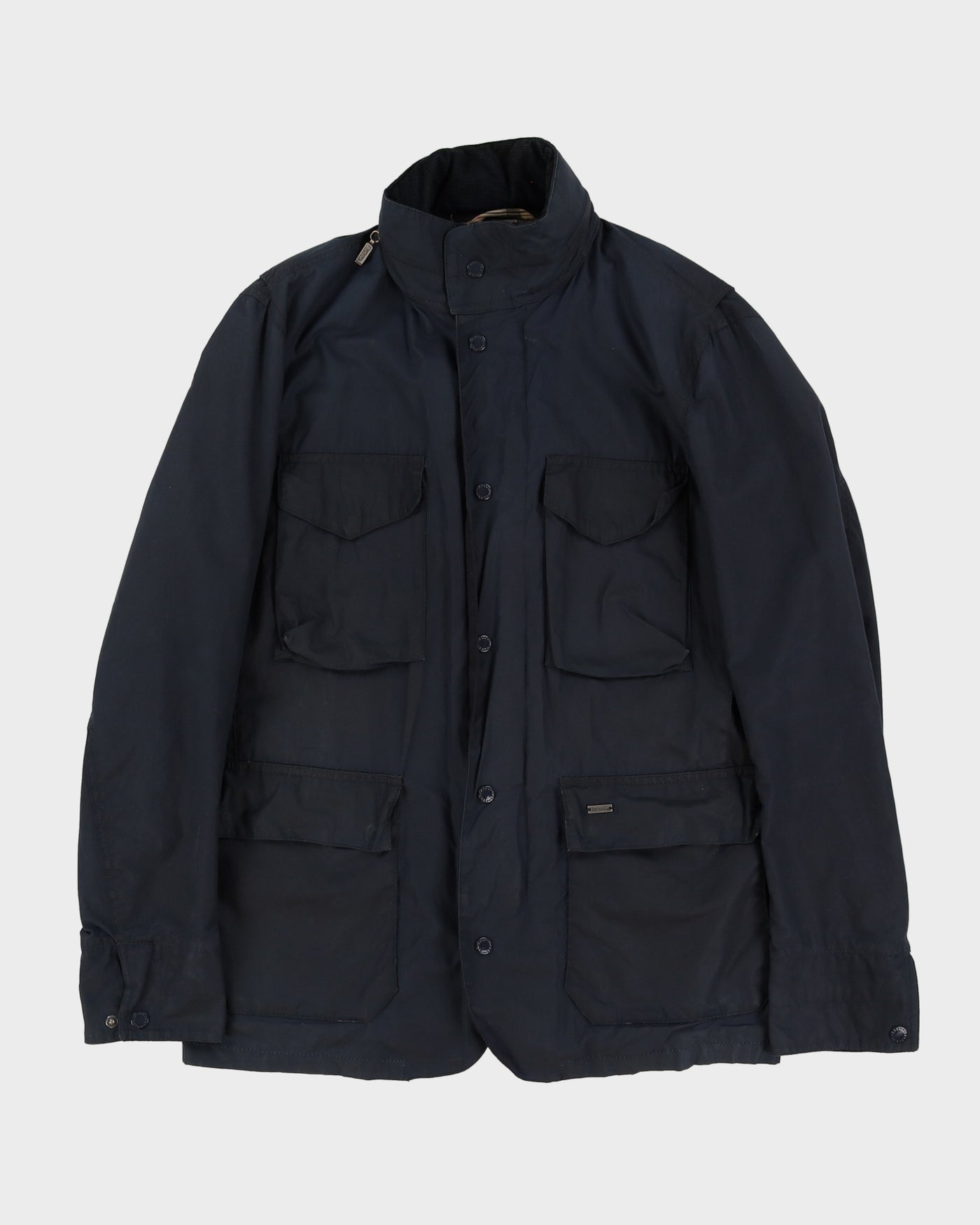 Barbour Navy Wax Jacket - L