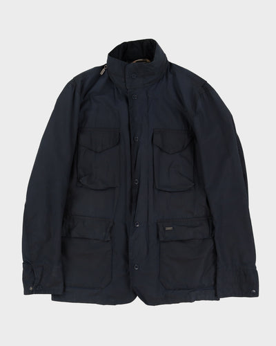 Barbour Navy Wax Jacket - L