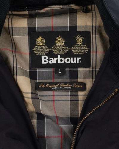 Barbour Navy Wax Jacket - L
