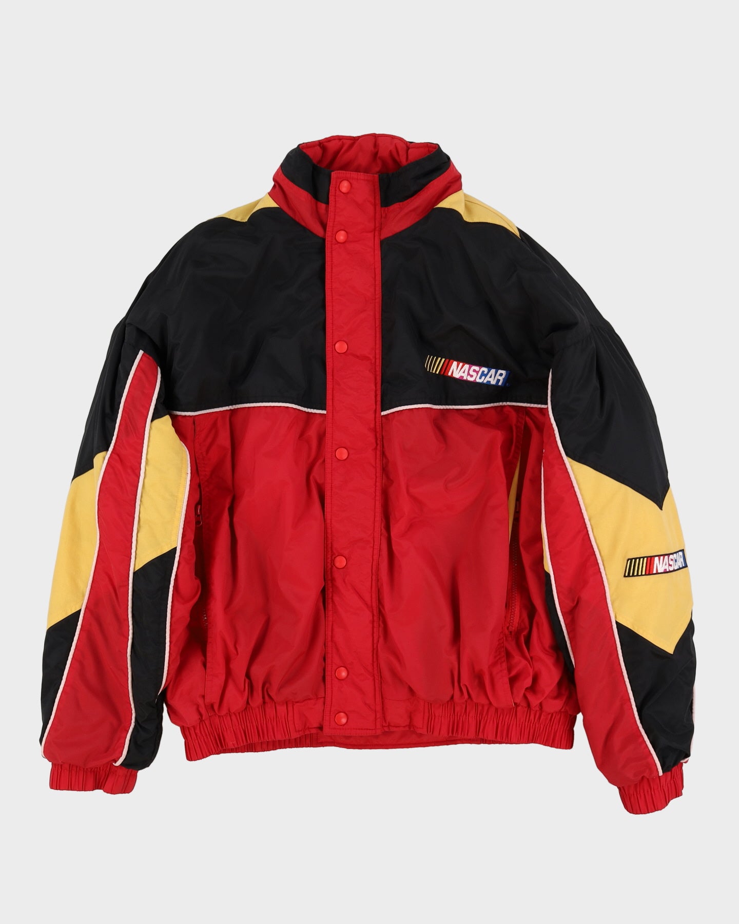 Vintage 90s Nascar Black / Red Jacket - XL