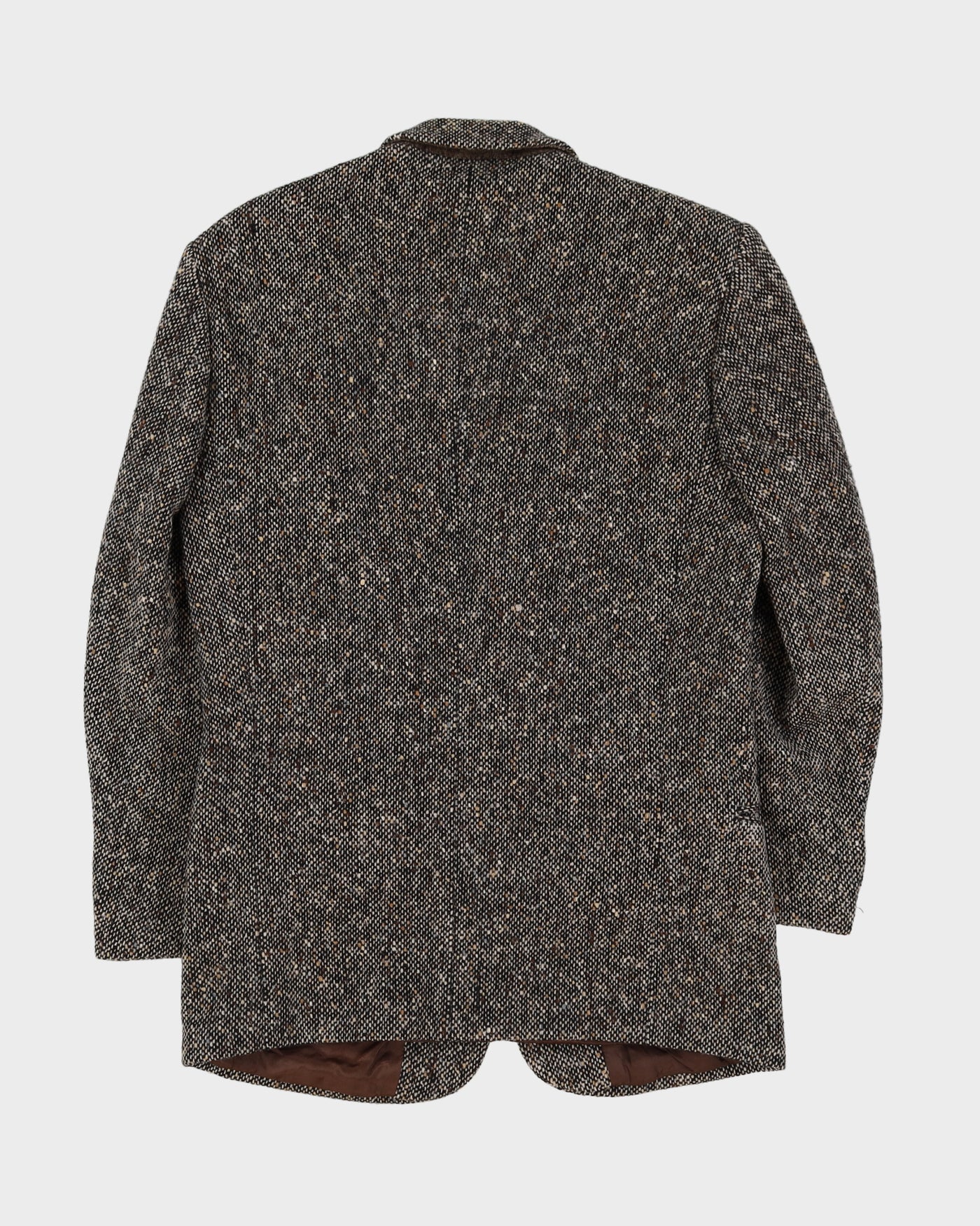 Hugo Boss Brown Donegal Tweed Blazer Jacket - S