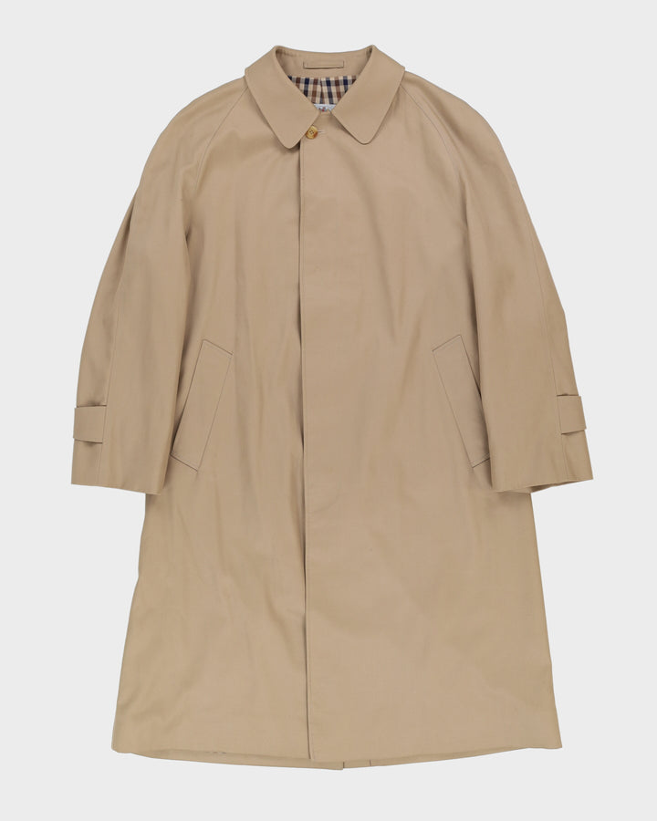 Aquascutum Beige Mac Style Coat - L