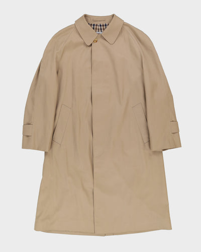 Aquascutum Beige Mac Style Coat - L