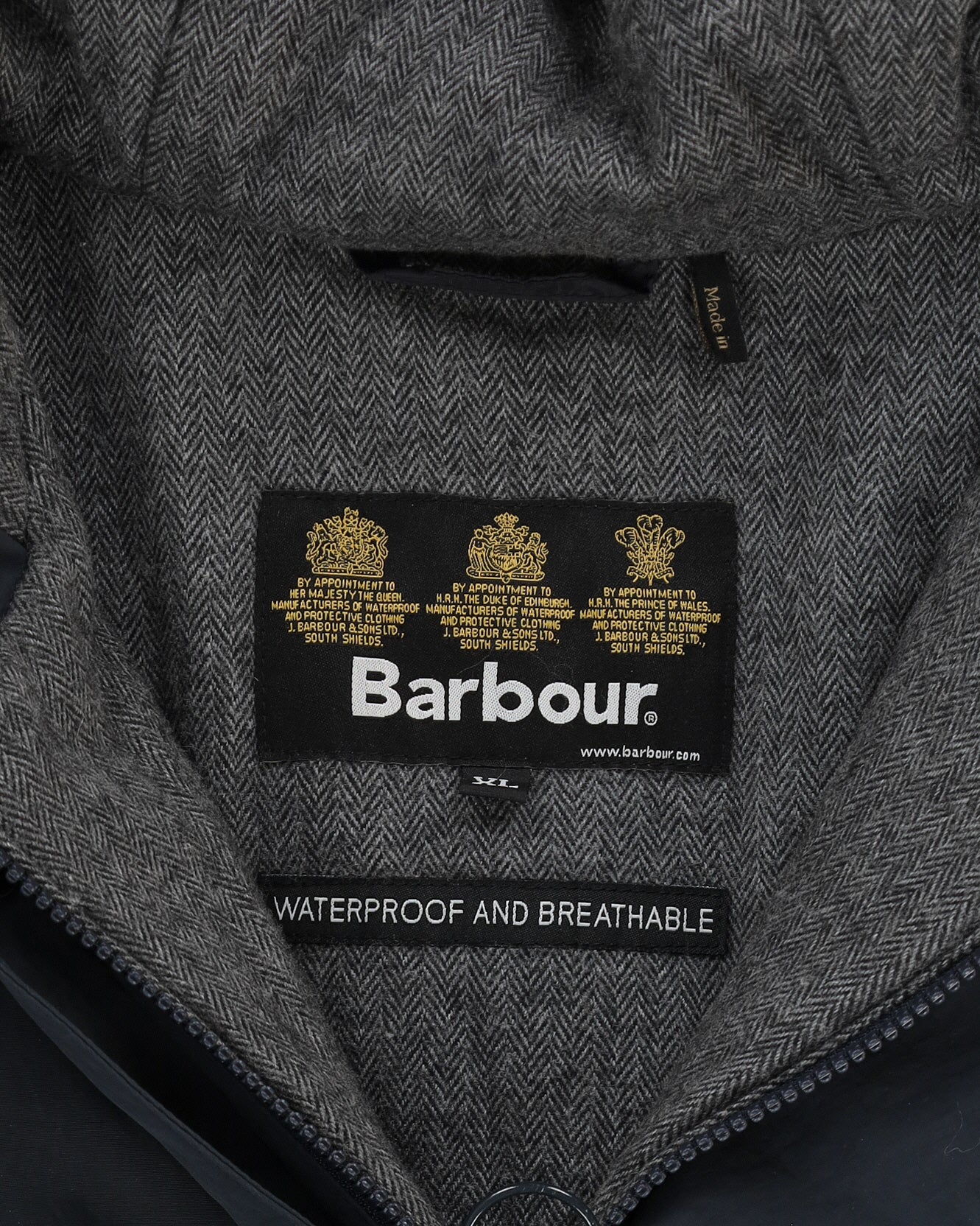 Barbour Waterproof Windbreaker Style Jacket - XL