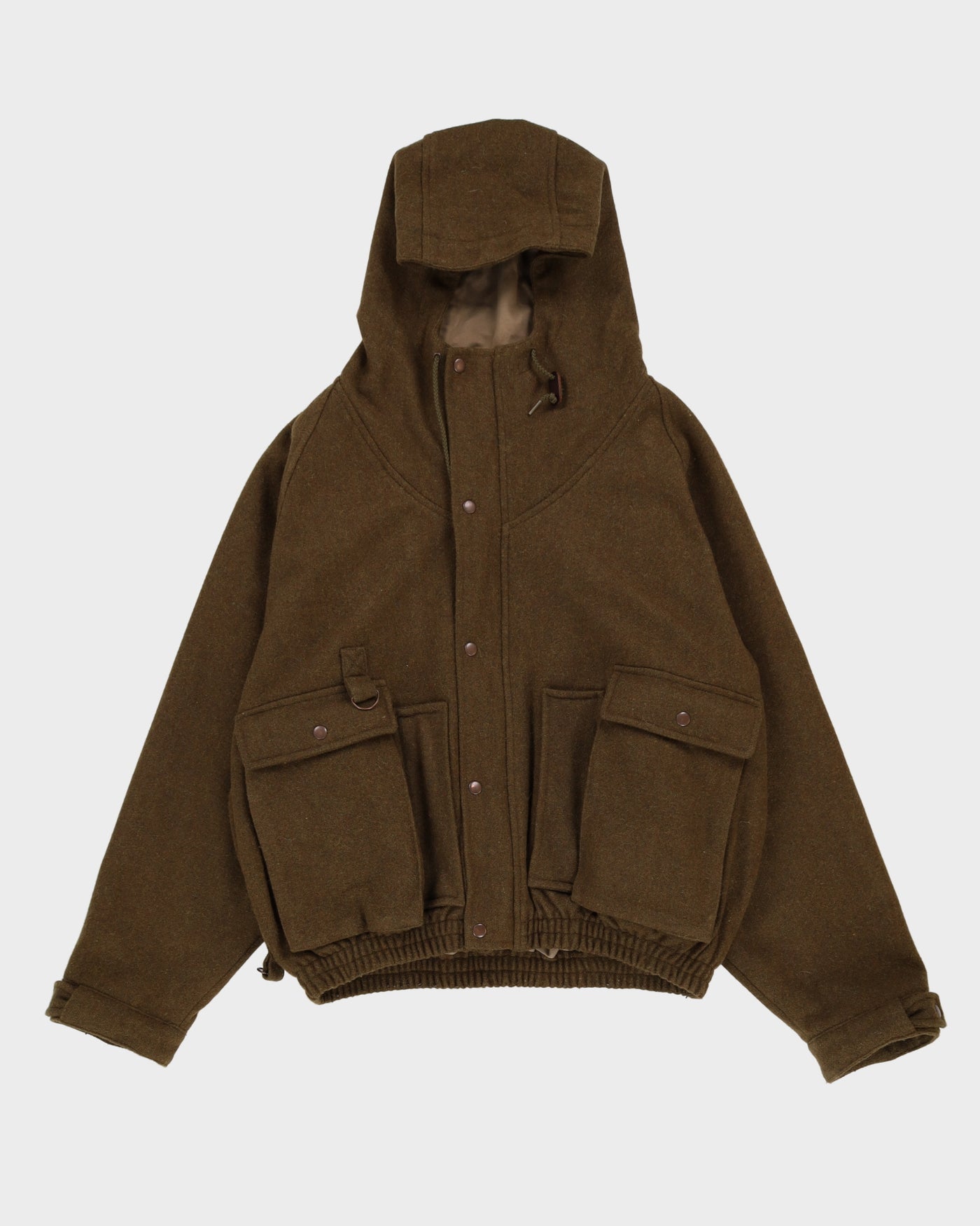 Polo Ralph Lauren Green Wool Bomber Style Jacket - XXL