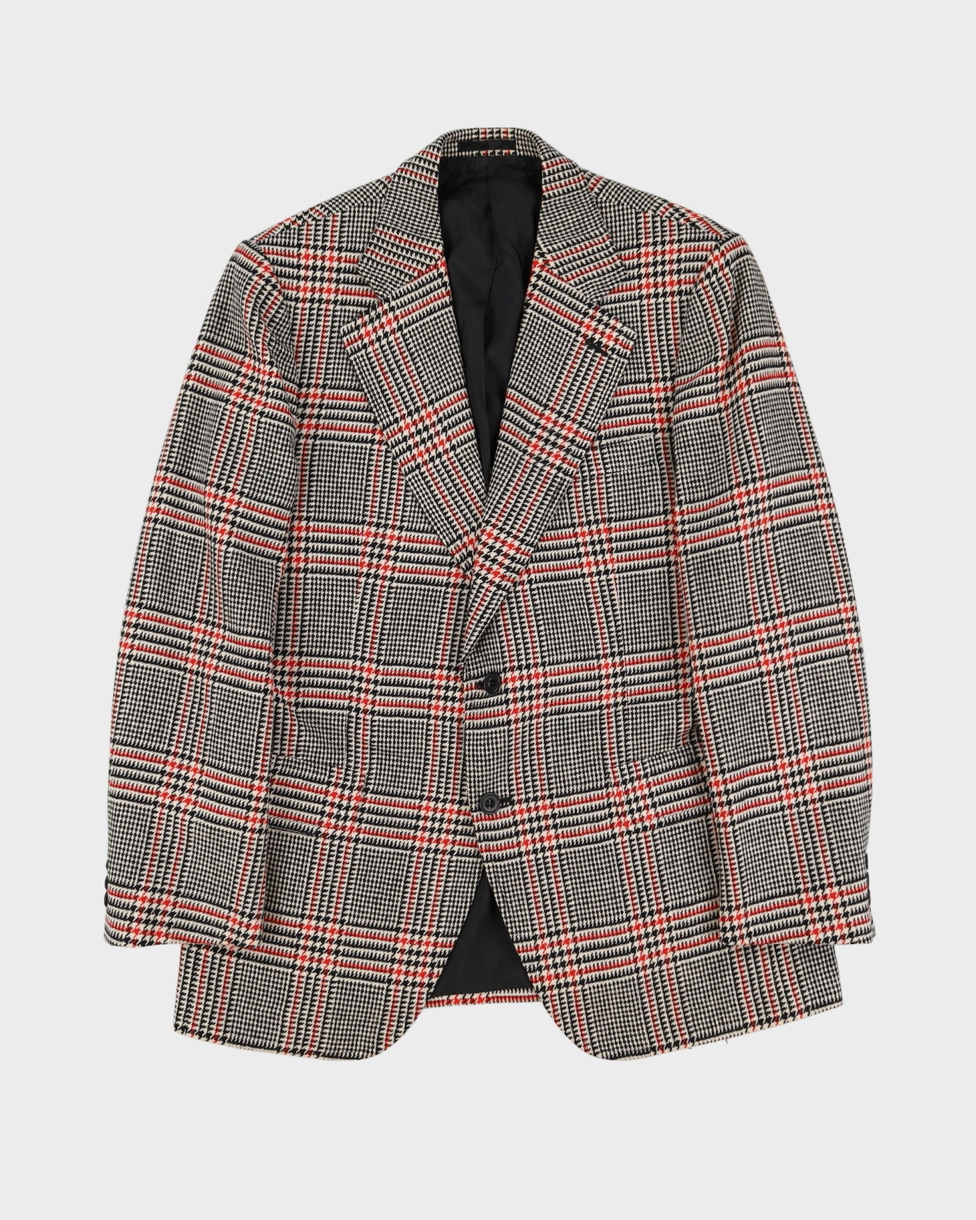 Burberrys Scottish Saxon Wool Tweed Blazer Jacket - S